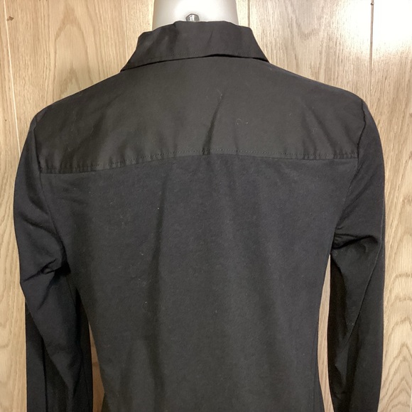 Tommy Hilfiger womens button down black shirt size XS - Picture 8 of 12